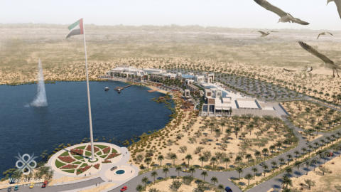 Kalba-Water-Front-Aerial-Shot